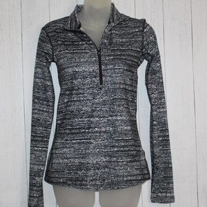 NIKE DRIFIT SMALL 3/4 Zip Hoodie Top Shirt